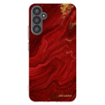Picasee husă transparentă din silicon pentru Samsung Galaxy A34 5G A346B - Red