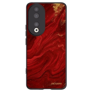 Picasee husă neagră din silicon pentru Honor 90 5G - Red