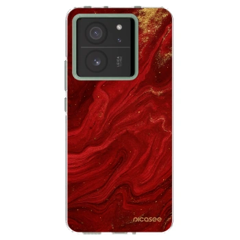 Picasee husă transparentă din silicon pentru Xiaomi 13T Pro - Red