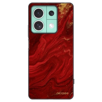 Picasee husă neagră din silicon pentru Xiaomi Redmi Note 13 5G - Red