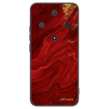 Picasee husă neagră din silicon pentru Honor Magic6 Lite 5G - Red