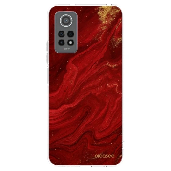 Picasee husă transparentă din silicon pentru Xiaomi Redmi Note 12 Pro 4G - Red