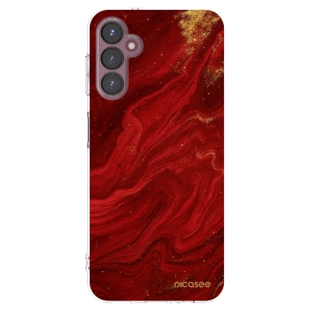 Picasee husă transparentă din silicon pentru Samsung Galaxy A05s A057G - Red