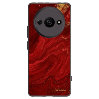 Picasee husă neagră din silicon pentru Xiaomi Redmi A3 - Red