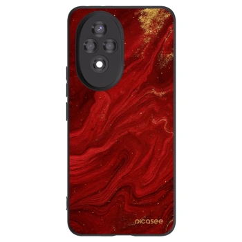Picasee husă neagră din silicon pentru Honor 200 5G - Red