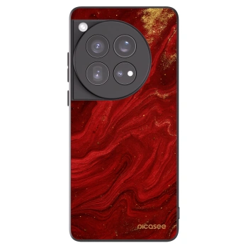 Picasee husă neagră din silicon pentru OnePlus 12 5G - Red