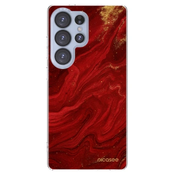 Picasee husă transparentă din silicon pentru Samsung Galaxy S25 Ultra 5G - Red