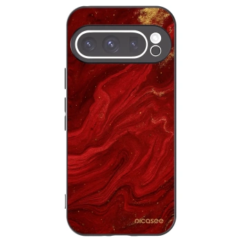 Picasee husă neagră din silicon pentru Google Pixel 9 Pro - Red