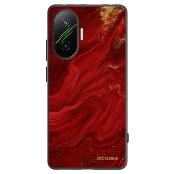 Picasee husă neagră din silicon pentru Xiaomi Poco F7 Pro 5G - Red