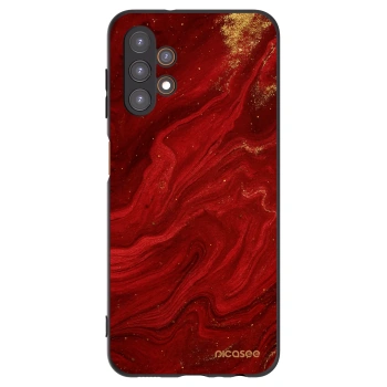 Picasee husă neagră din silicon pentru Samsung Galaxy A13 5G - Red