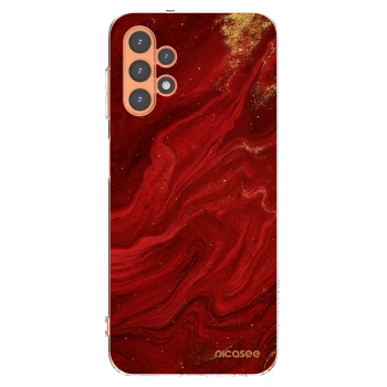 Picasee husă transparentă din silicon pentru Samsung Galaxy A13 5G - Red