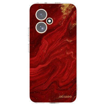 Picasee husă transparentă din silicon pentru Honor 400 5G - Red