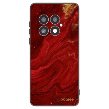 Picasee husă neagră din silicon pentru OnePlus 13 5G - Red
