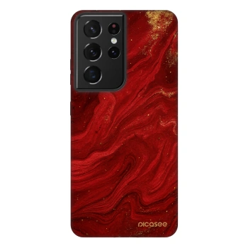 Picasee Fashion Case pentru Samsung Galaxy S21 Ultra 5G G998B - Red