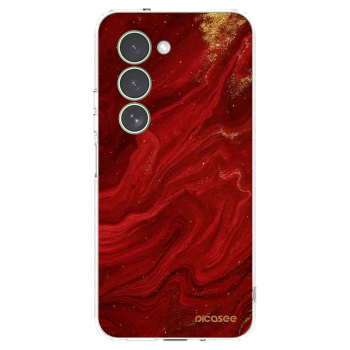 Picasee husă transparentă din silicon pentru Xiaomi Redmi 15 5G - Red