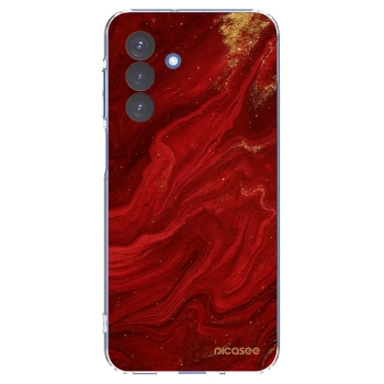 Picasee husă transparentă din silicon pentru Samsung Galaxy A17 5G - Red