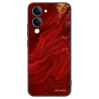 Picasee husă neagră din silicon pentru Vivo Y29s 5G - Red