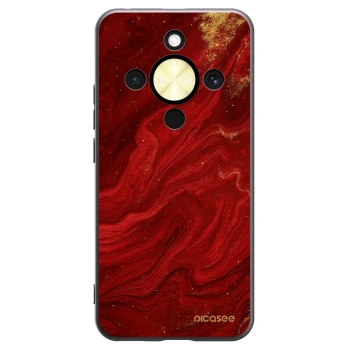 Picasee husă neagră din silicon pentru Honor Magic8 Lite 5G - Red