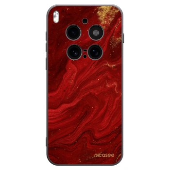 Picasee husă neagră din silicon pentru Vivo X300 Pro - Red