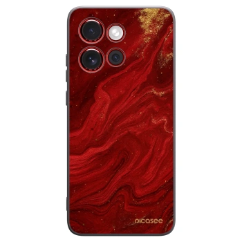 Picasee husă neagră din silicon pentru Motorola Edge 60 Neo 5G - Red