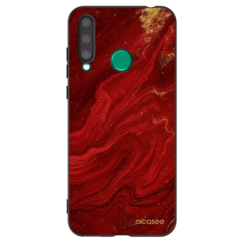 Picasee husă neagră din silicon pentru Honor 20 Lite - Red