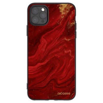 Picasee husă neagră din silicon pentru Apple iPhone 11 Pro Max - Red