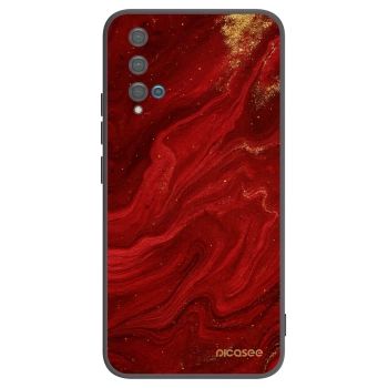 Picasee husă neagră din silicon pentru Huawei Nova 5T - Red