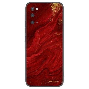 Picasee husă neagră din silicon pentru Samsung Galaxy S20 G980F - Red