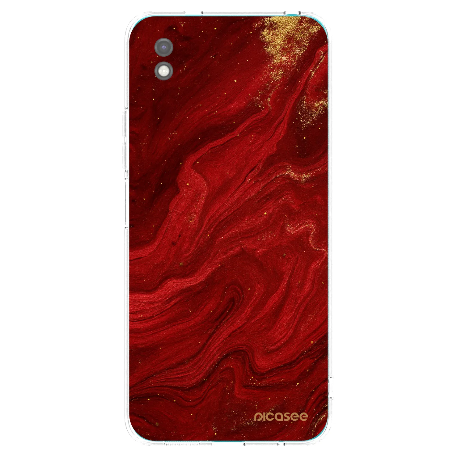 Picasee husă neagră din silicon pentru Xiaomi Redmi 9A - Red