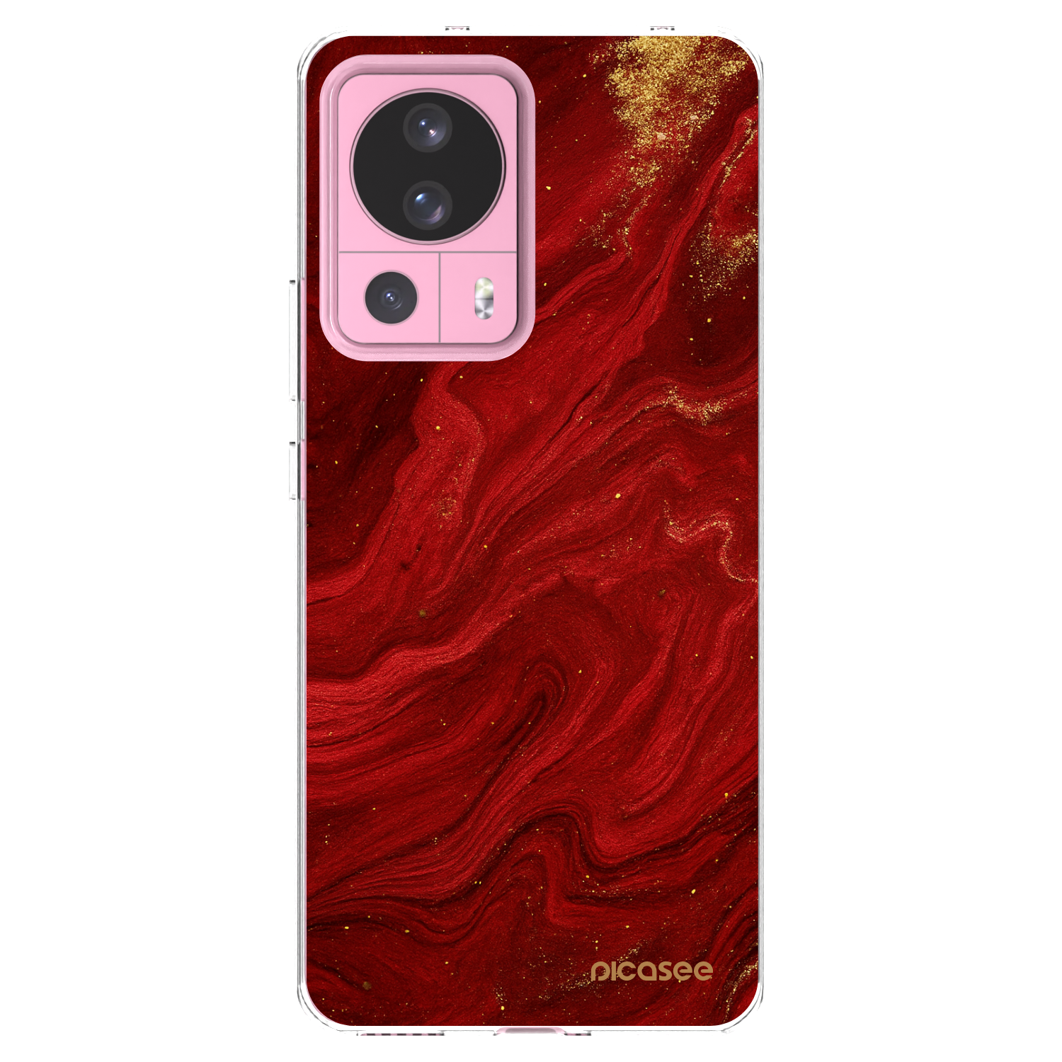 Picasee husă transparentă din silicon pentru Xiaomi 13 Lite - Red