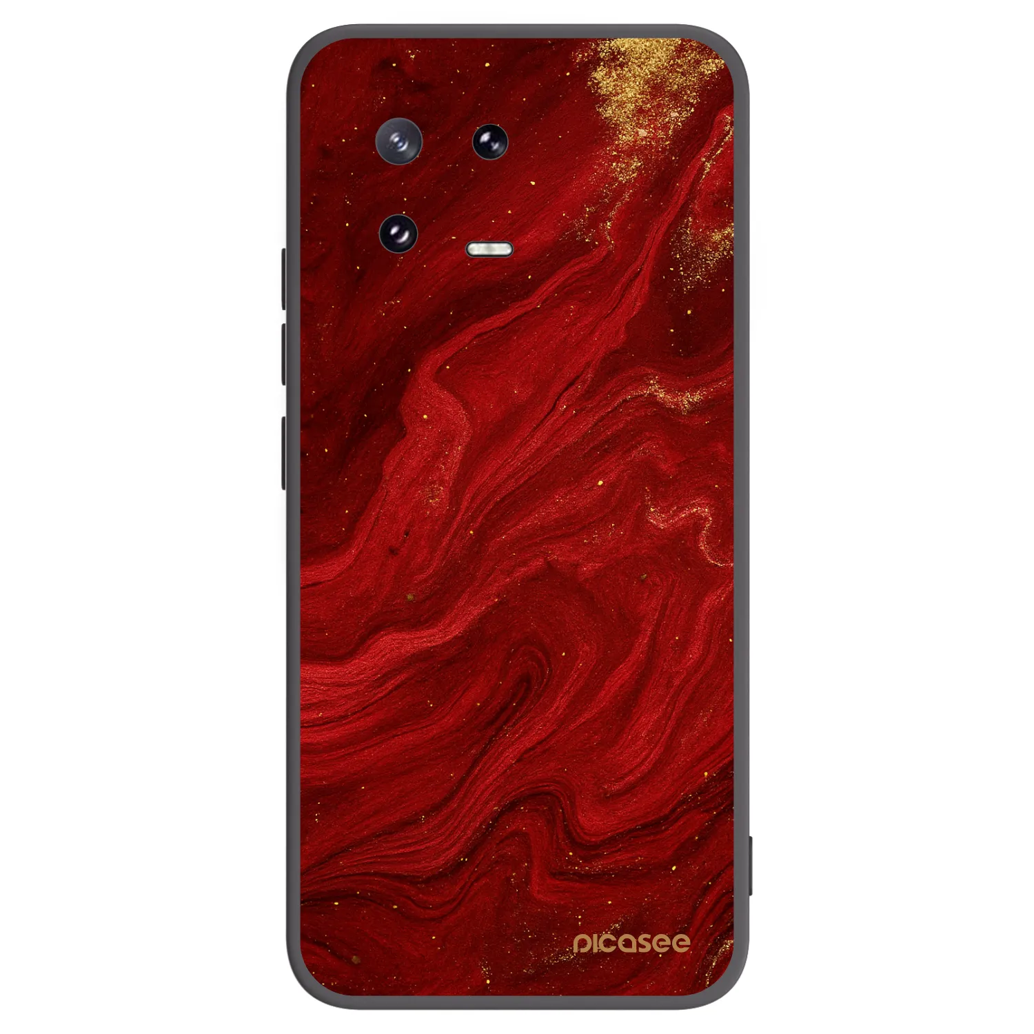 Picasee husă neagră din silicon pentru Xiaomi 13 Pro - Red