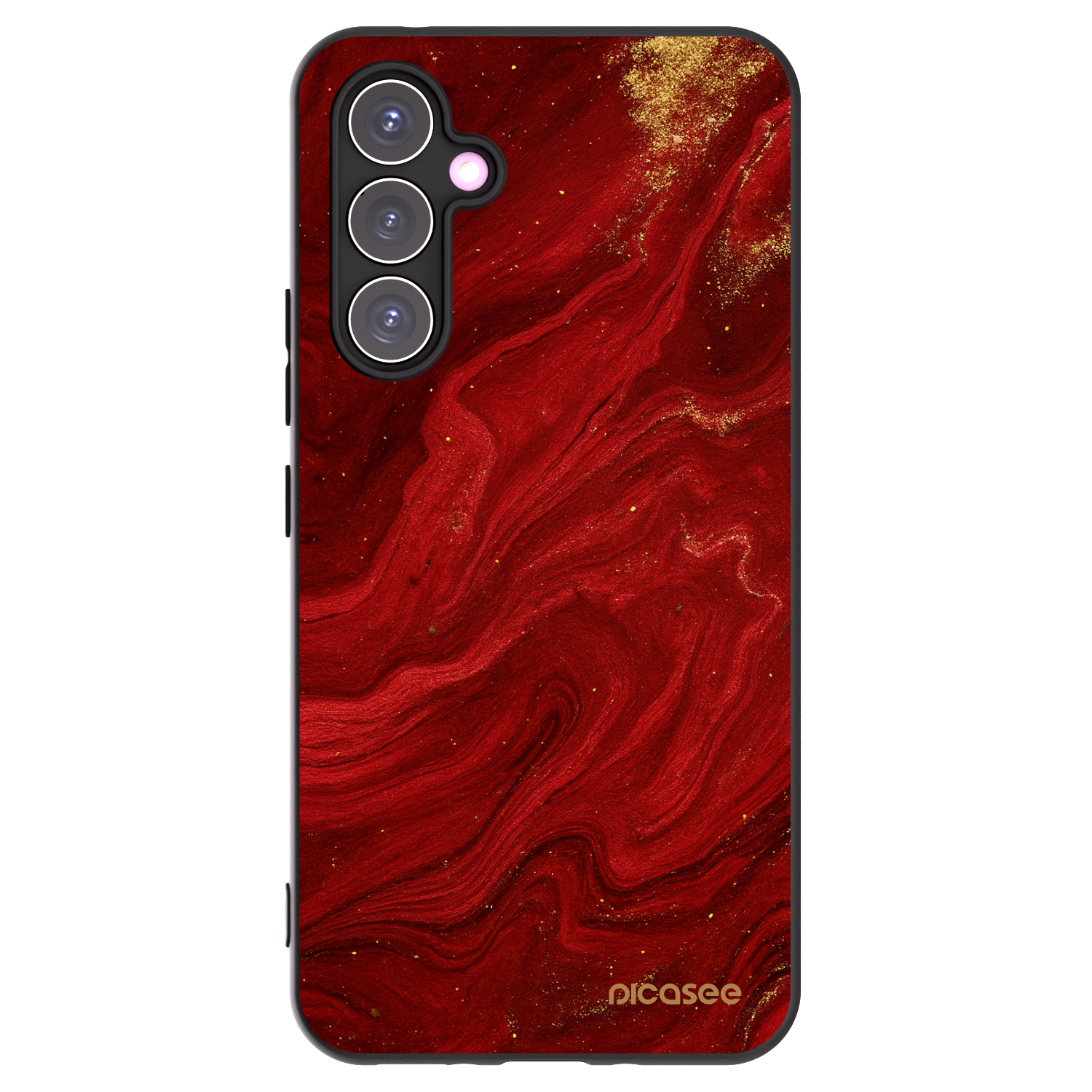 Picasee husă neagră din silicon pentru Samsung Galaxy A54 5G A546B - Red