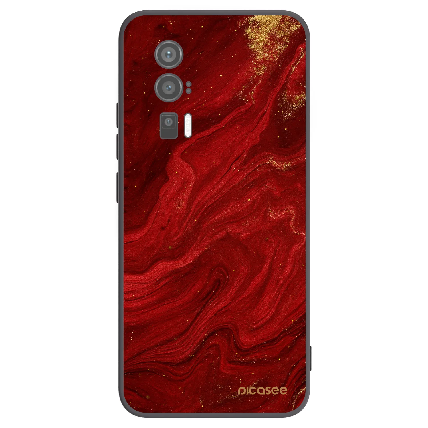 Picasee husă neagră din silicon pentru Xiaomi Poco F5 Pro 5G - Red