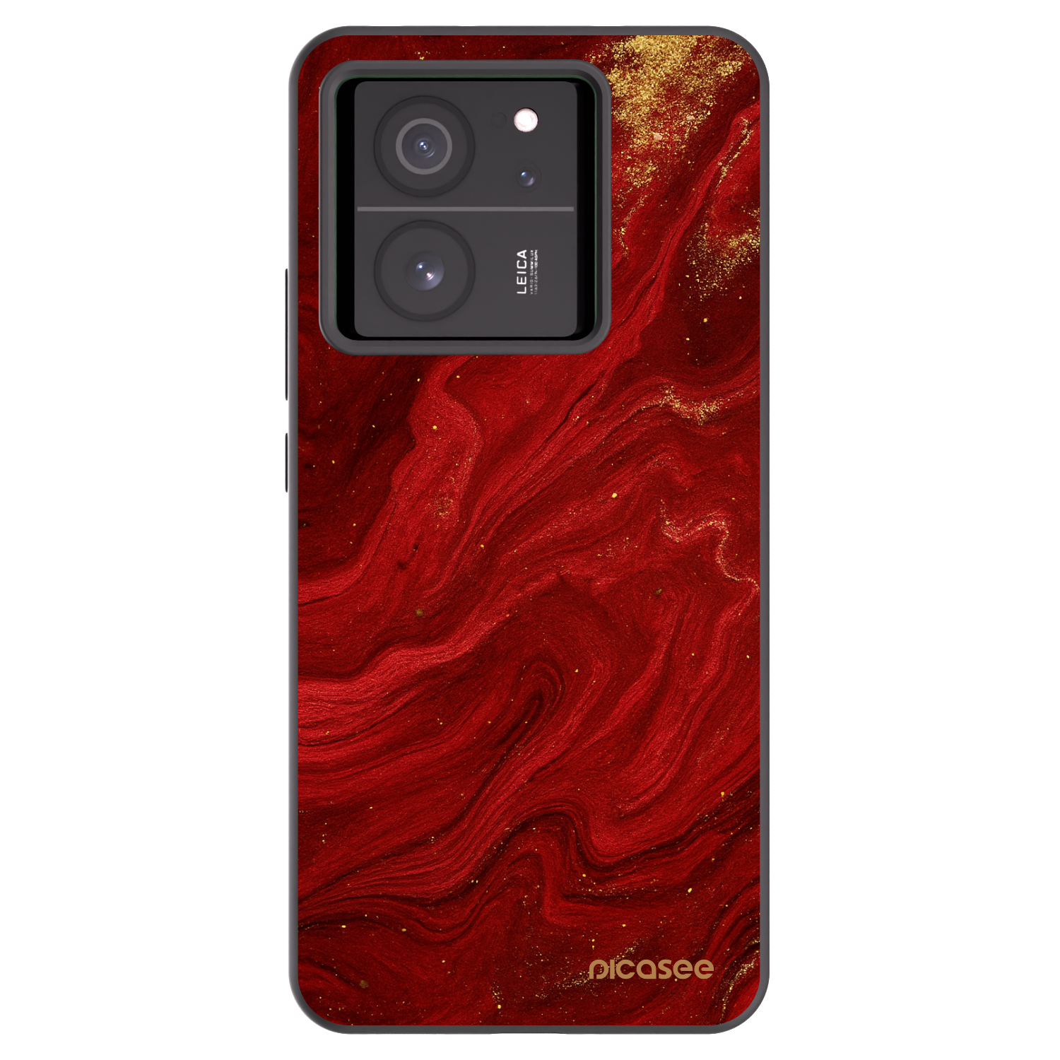 Picasee husă neagră din silicon pentru Xiaomi 13T Pro - Red