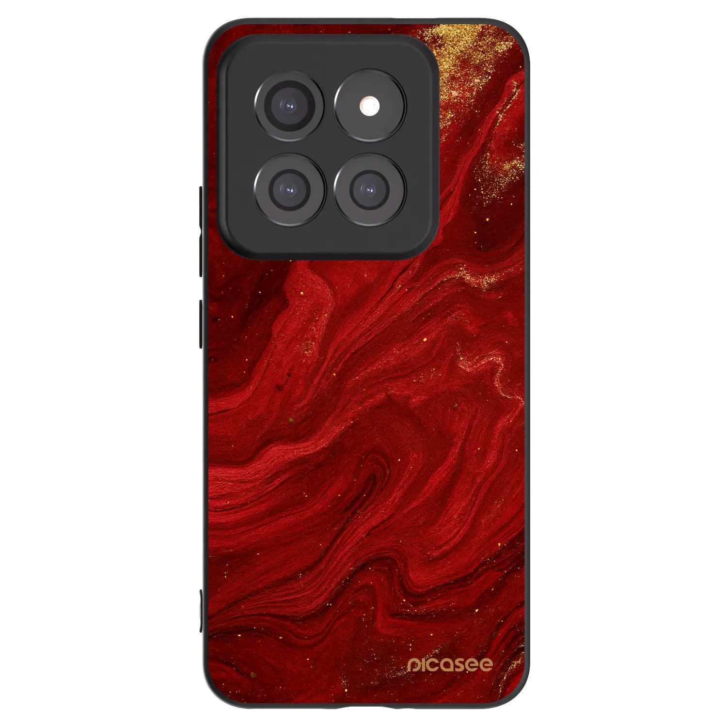 Picasee husă neagră din silicon pentru Xiaomi 14 Pro - Red