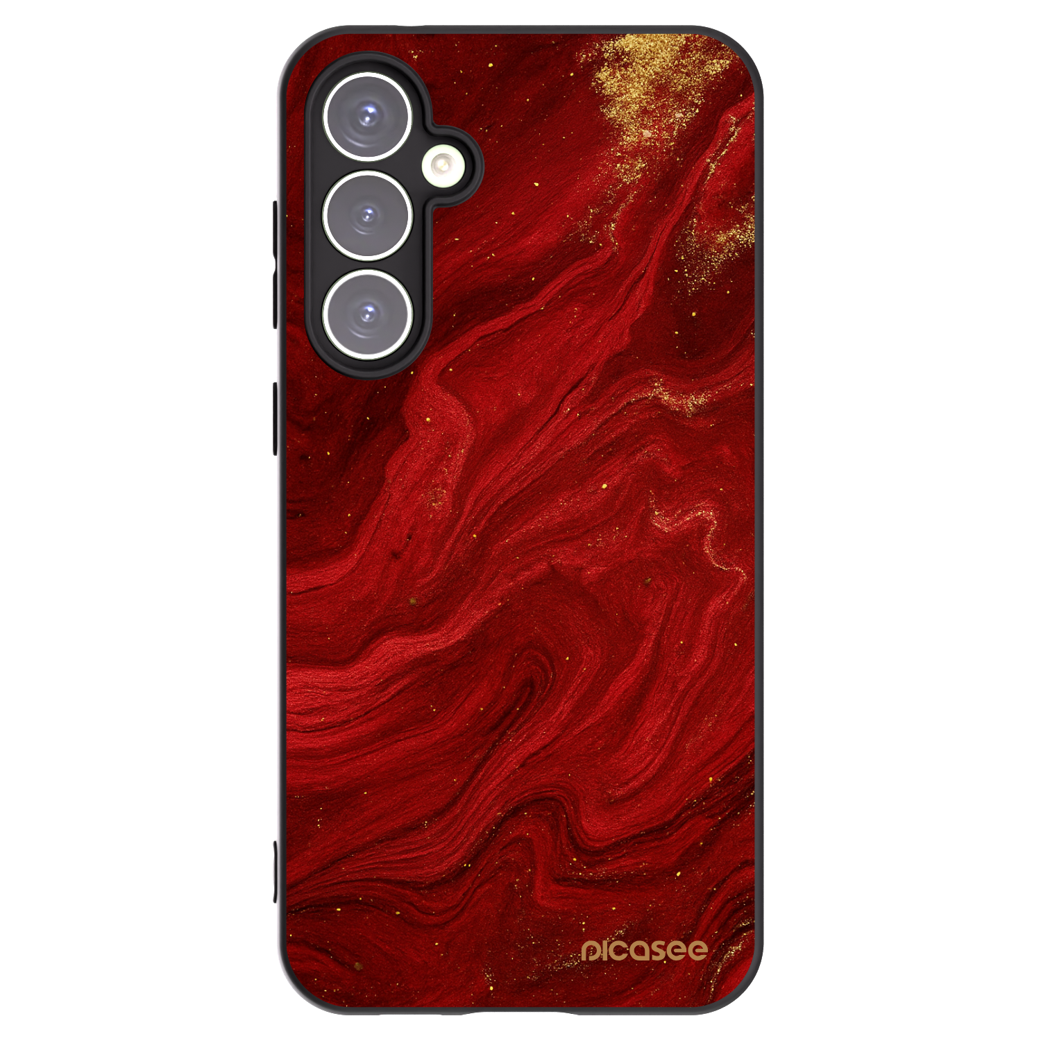 Picasee husă neagră din silicon pentru Samsung Galaxy S23 FE S711B - Red