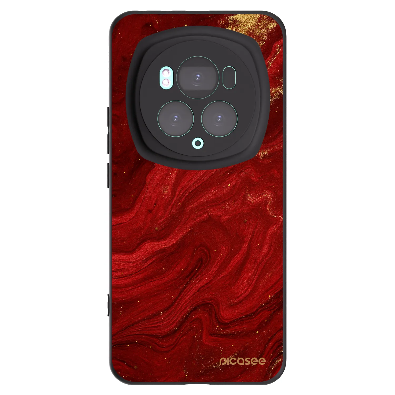 Picasee husă neagră din silicon pentru Honor Magic6 Pro - Red