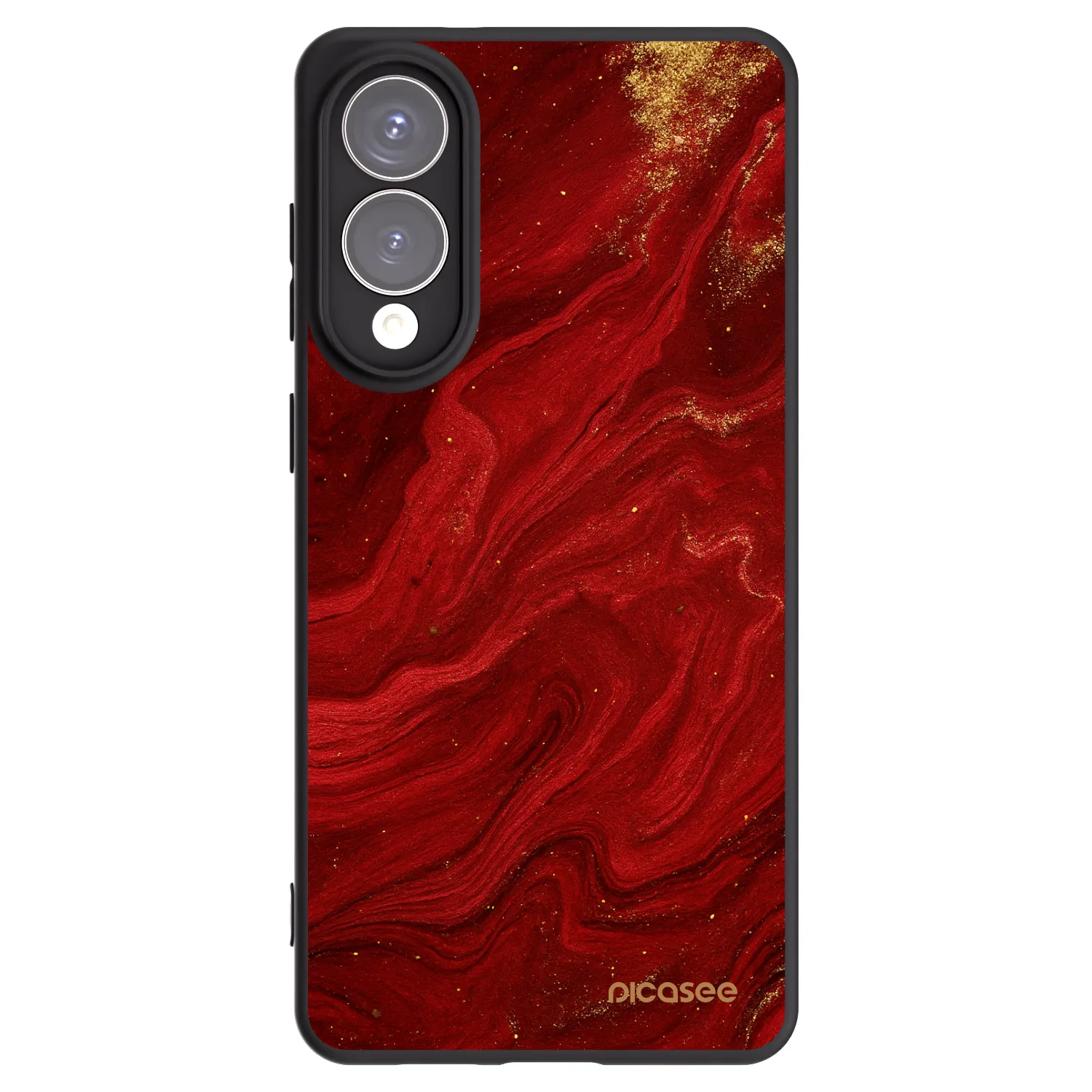 Picasee husă neagră din silicon pentru Samsung Galaxy S25 Edge 5G - Red