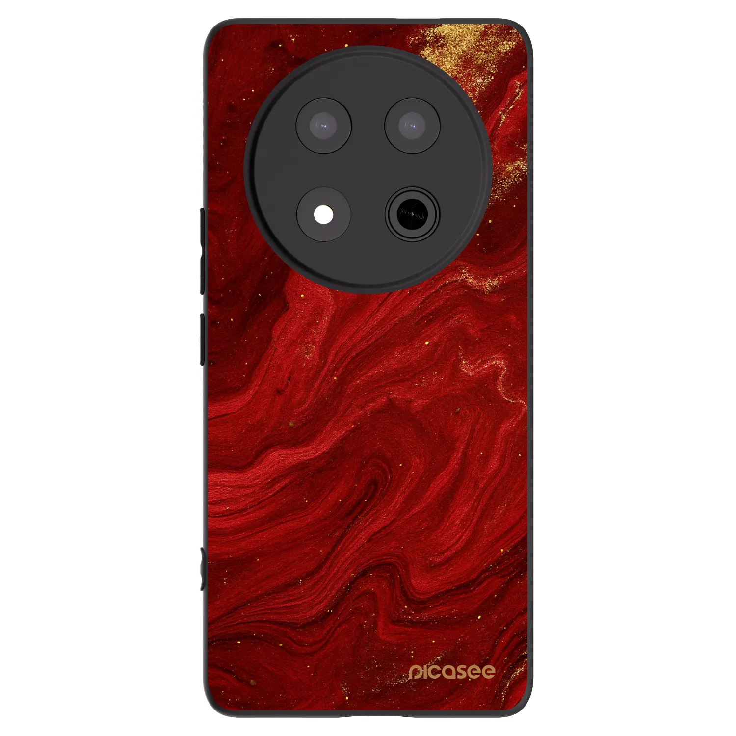 Picasee husă neagră din silicon pentru Honor Magic7 Lite 5G - Red