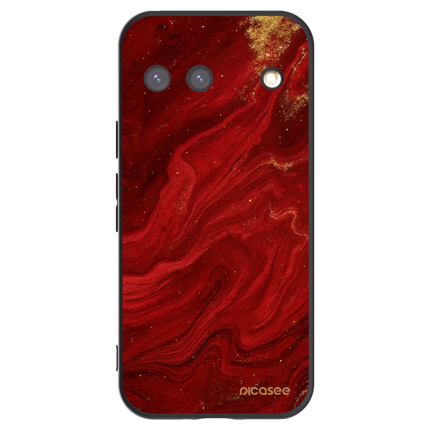 Picasee husă neagră din silicon pentru Google Pixel 9 - Red