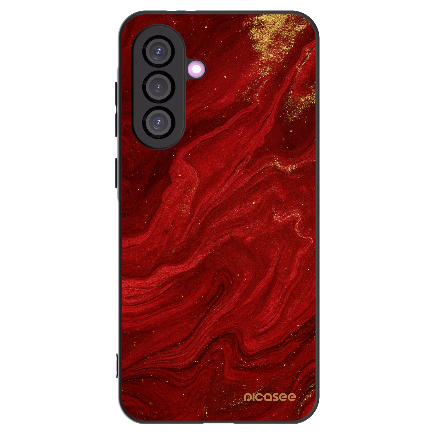 Picasee husă neagră din silicon pentru Samsung Galaxy A36 5G - Red