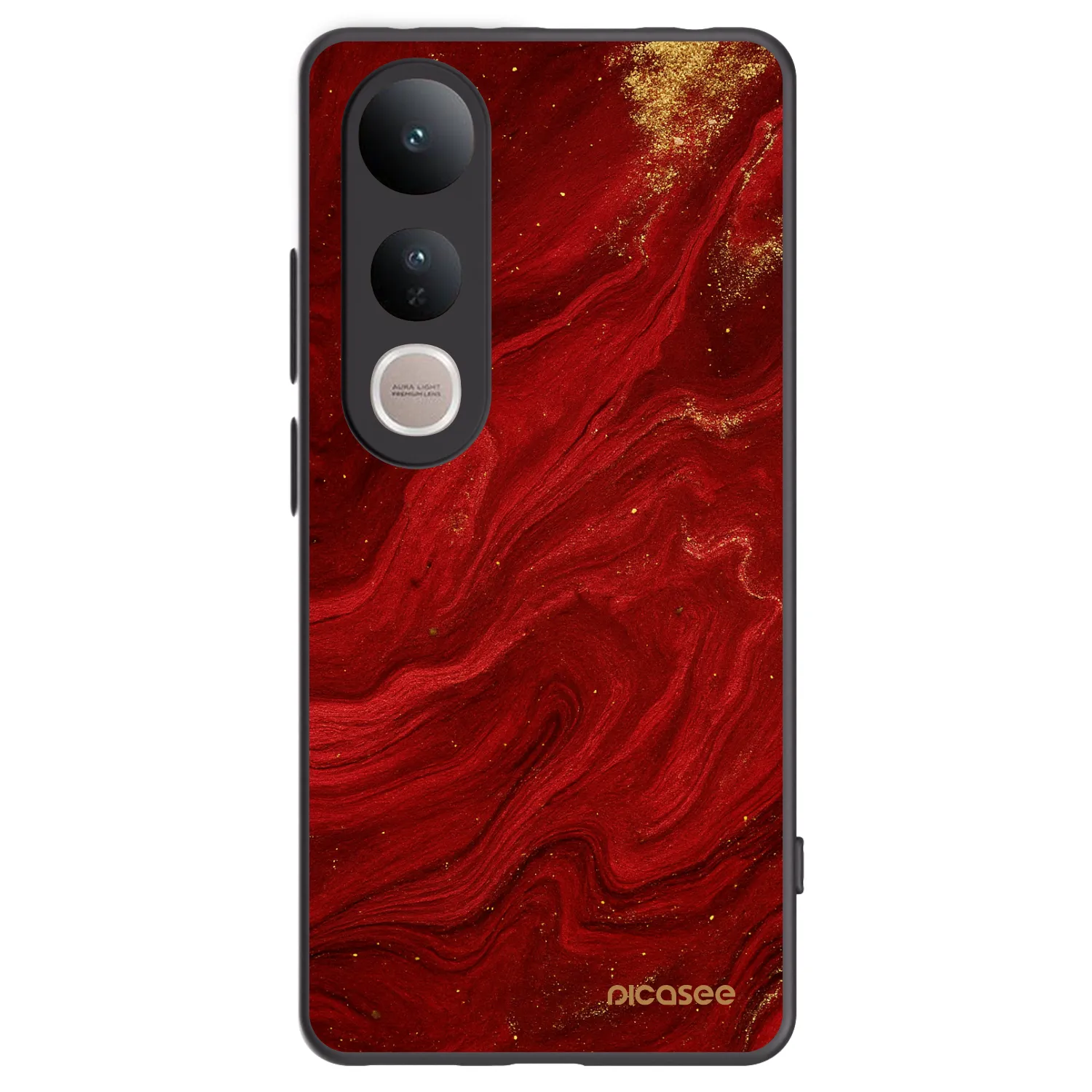 Picasee husă neagră din silicon pentru Vivo V50 Lite 5G - Red