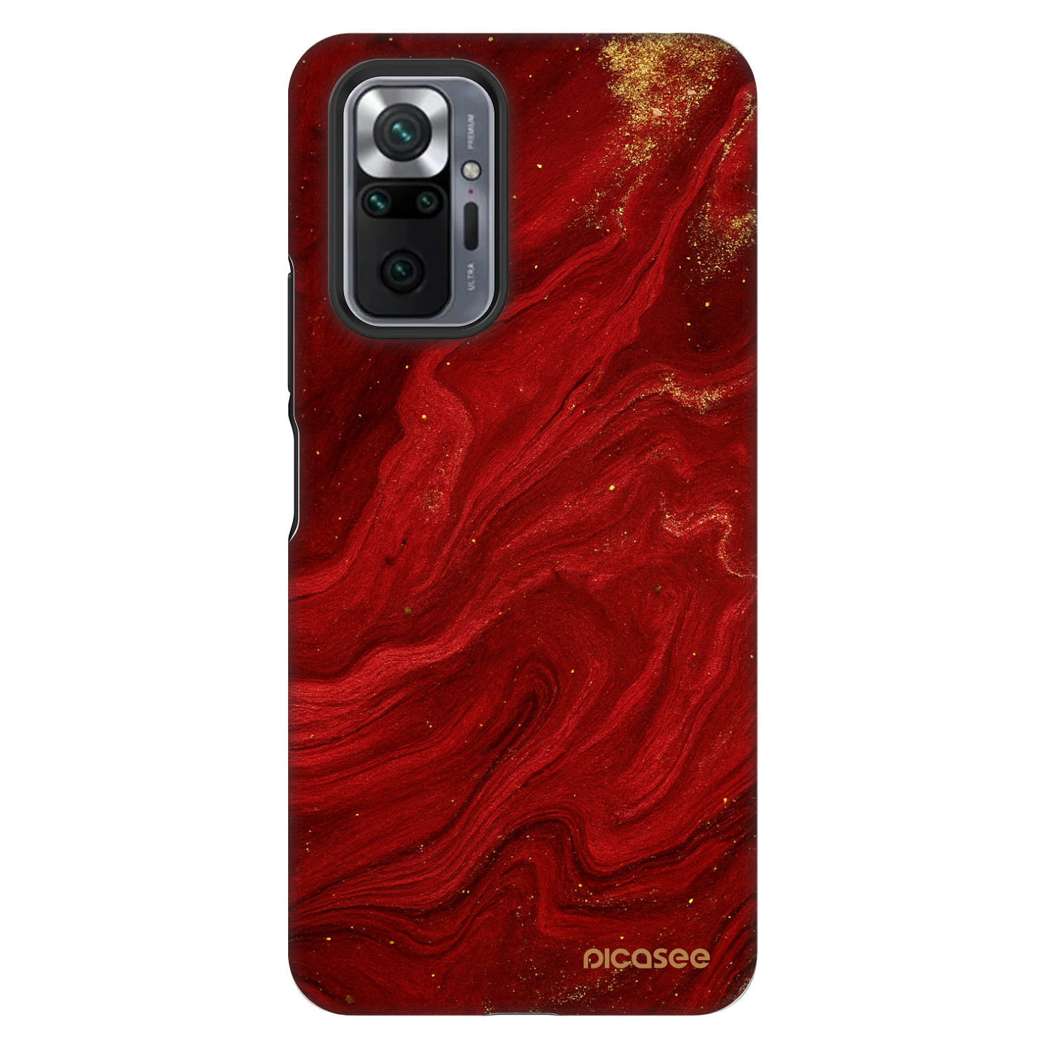 Picasee Fashion Case pentru Xiaomi Redmi Note 10 Pro - Red