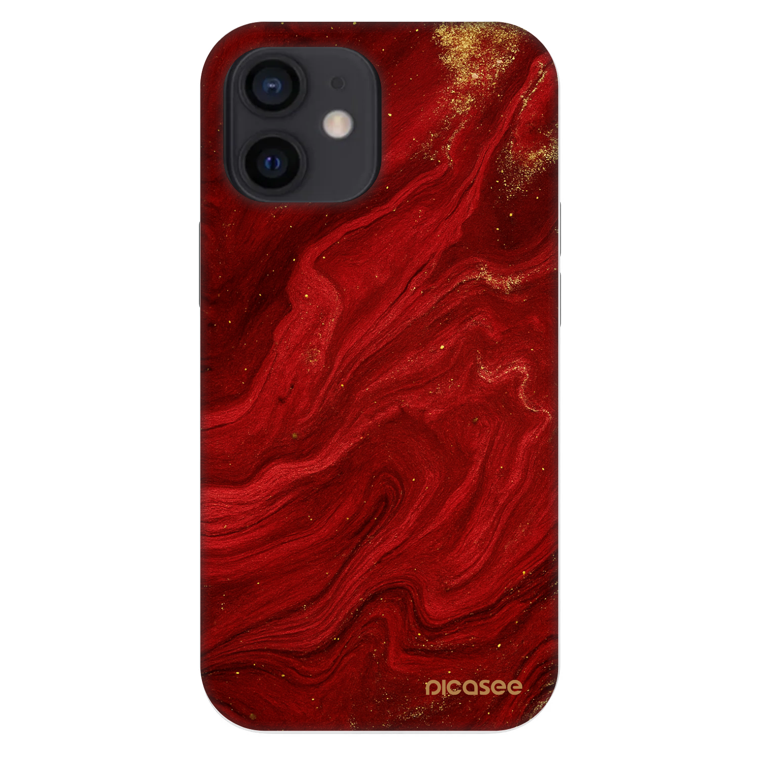 Picasee Fashion Case pentru Apple iPhone 12 mini - Red
