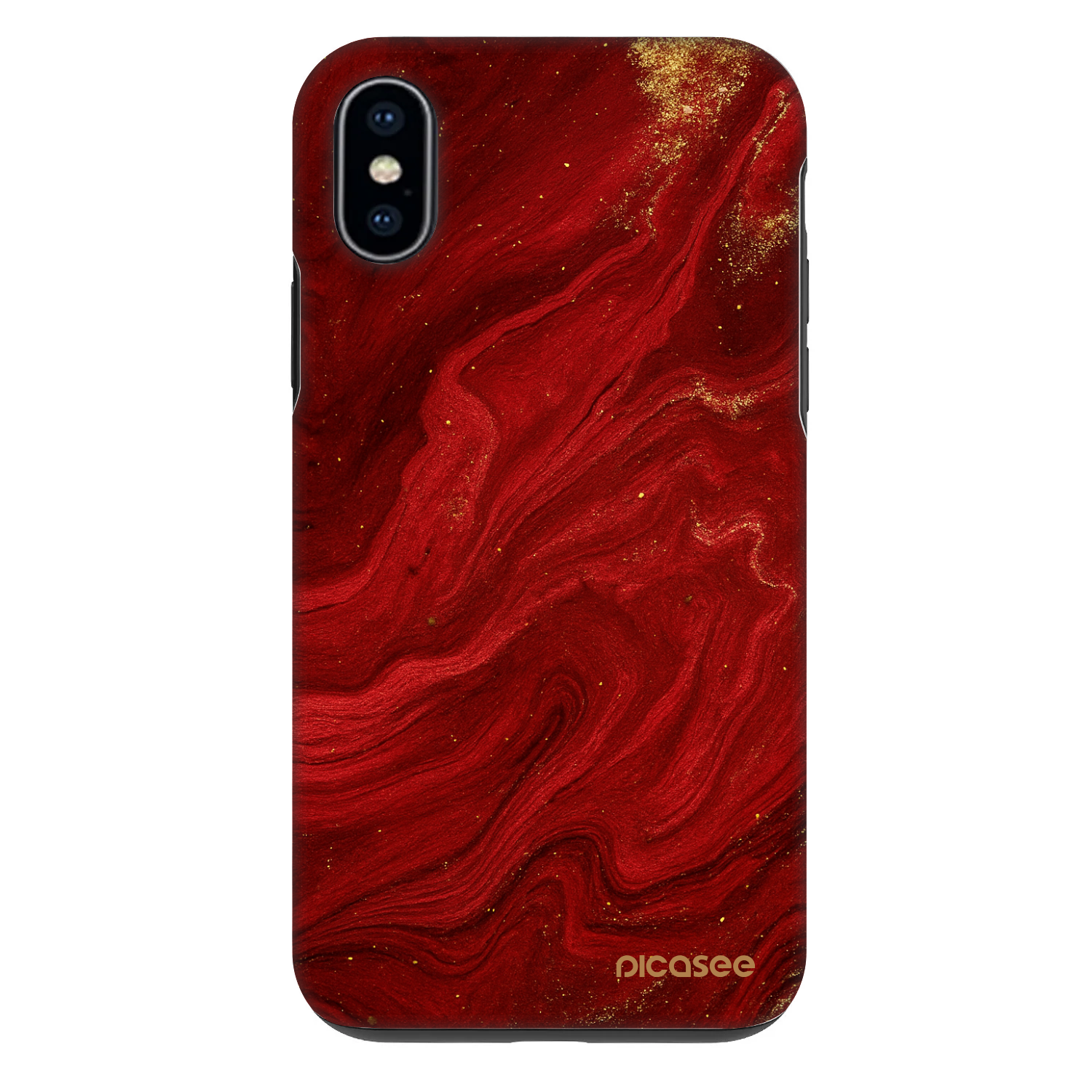 Picasee Fashion Case pentru Apple iPhone X/XS - Red