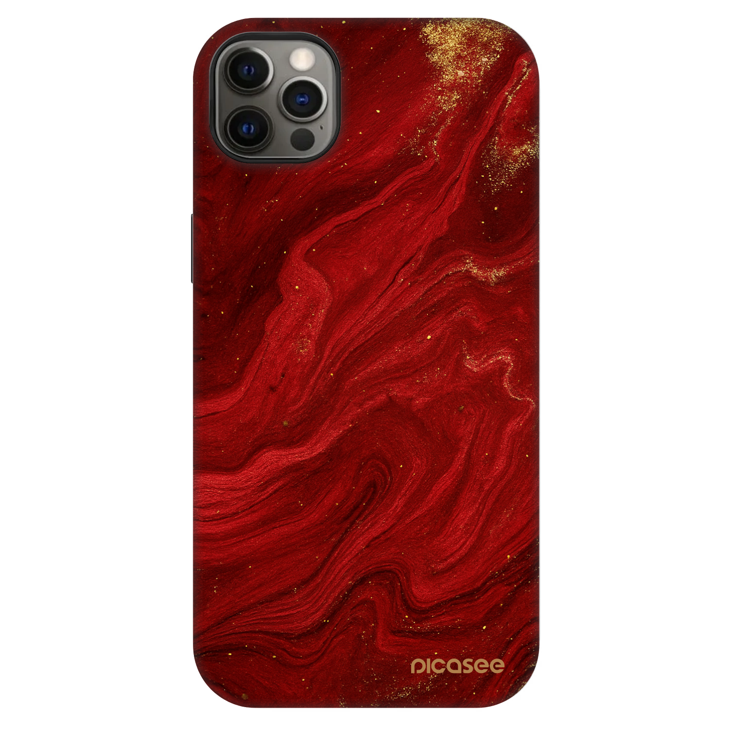Picasee Fashion Case MagSafe pentru Apple iPhone 12 Pro Max - Red