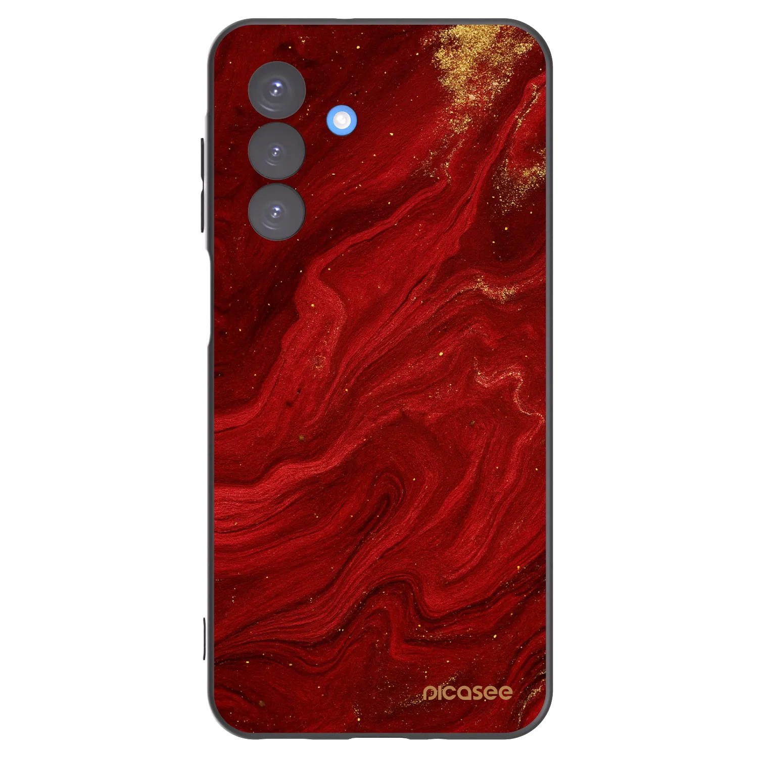 Picasee husă neagră din silicon pentru Samsung Galaxy A17 5G - Red