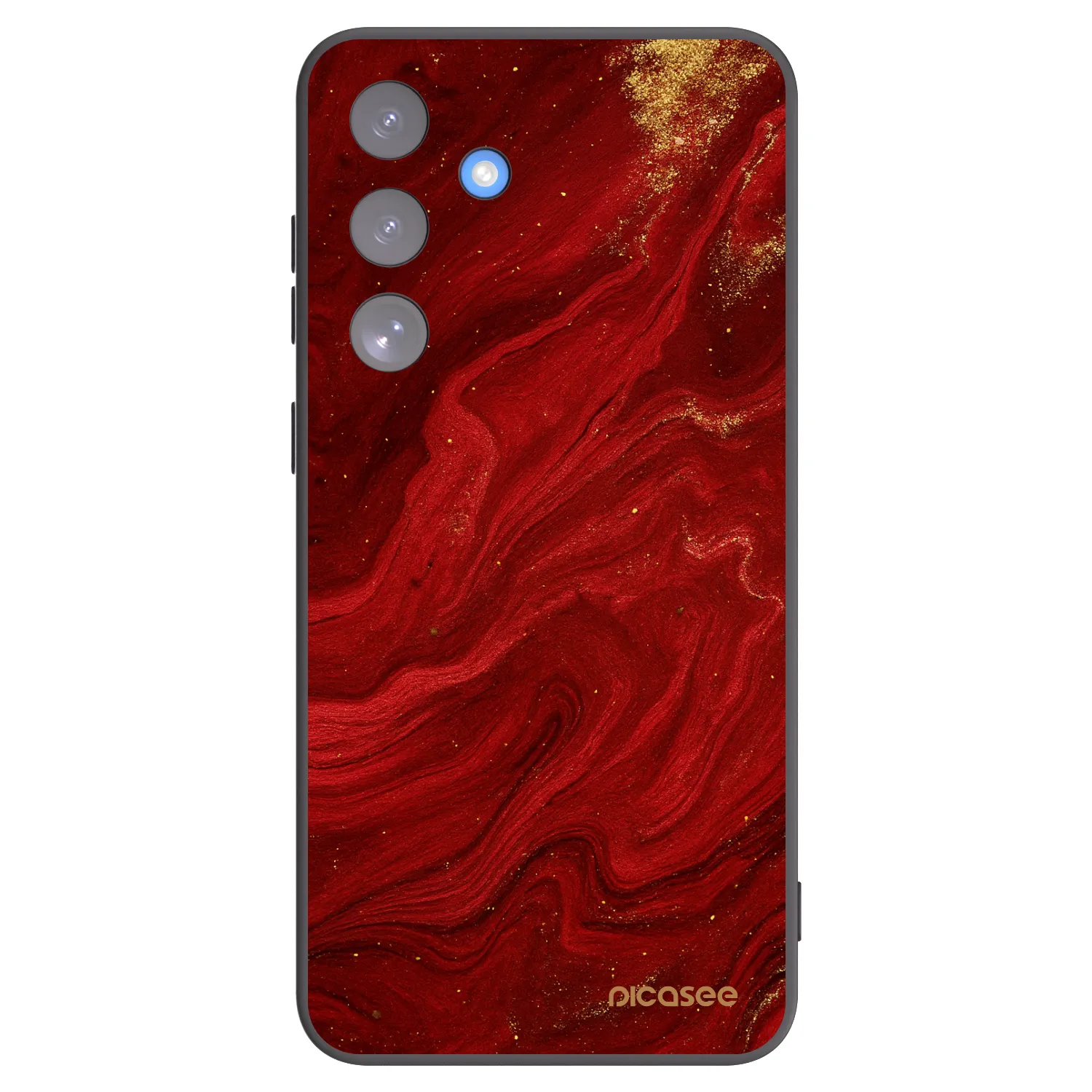 Picasee husă neagră din silicon pentru Samsung Galaxy S25 FE 5G - Red