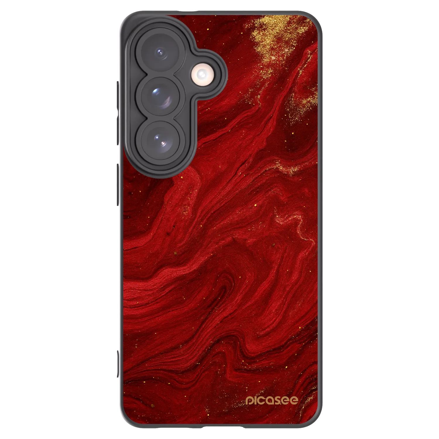 Picasee husă neagră din silicon pentru Samsung Galaxy S26 - Red