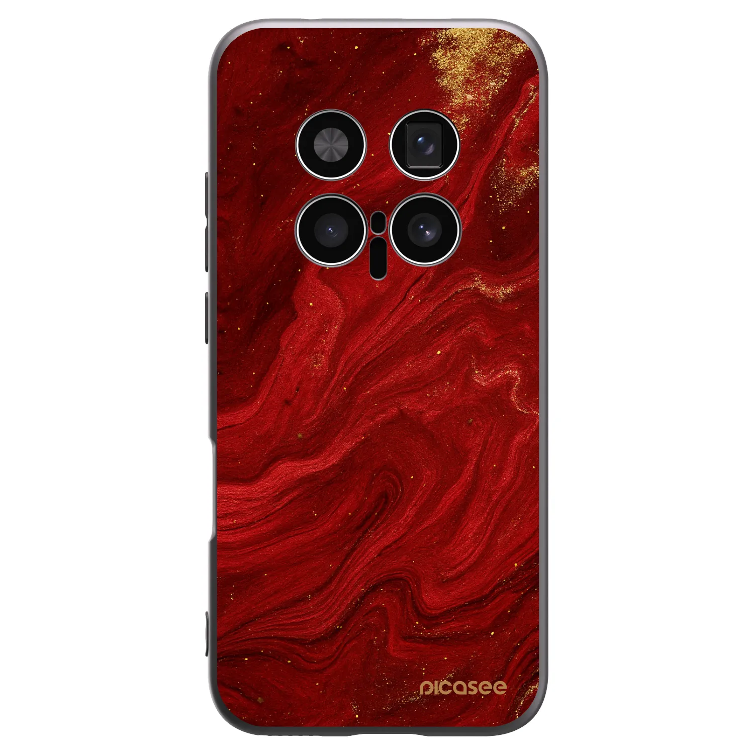 Picasee husă neagră din silicon pentru Honor Magic8 Pro 5G - Red